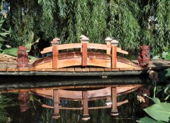 6 Foot Short Post Garden Bridges